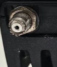 Bent antenna connector replacement